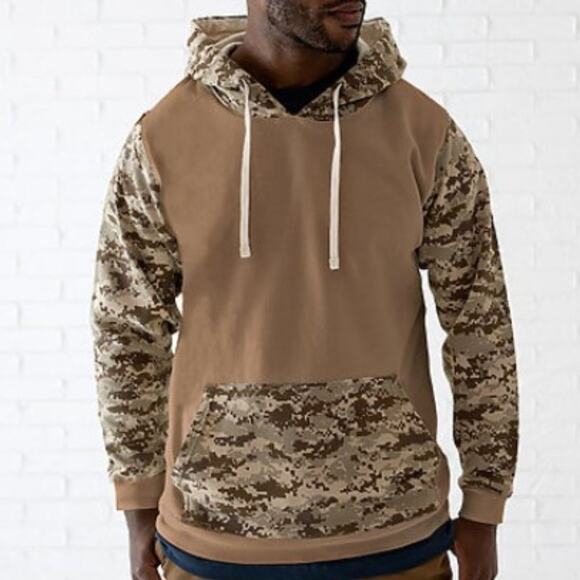 Code Five Adult Camo Fleece Fashion Hoodie Size Large - Picture 3 of 3